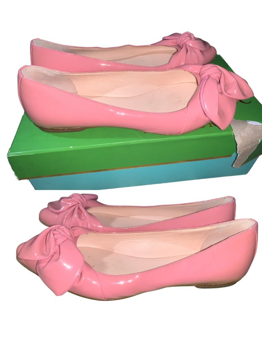 Kate Spade Nancy Flats in Moody Rose - Size 8 - Pre-Loved - Picture 4 of 7